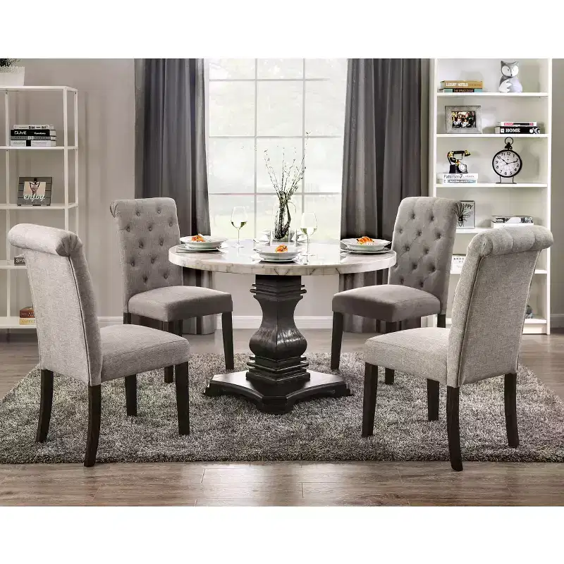 5pc Buckley Dining Set - HOMES: Inside + Out: Marble Top