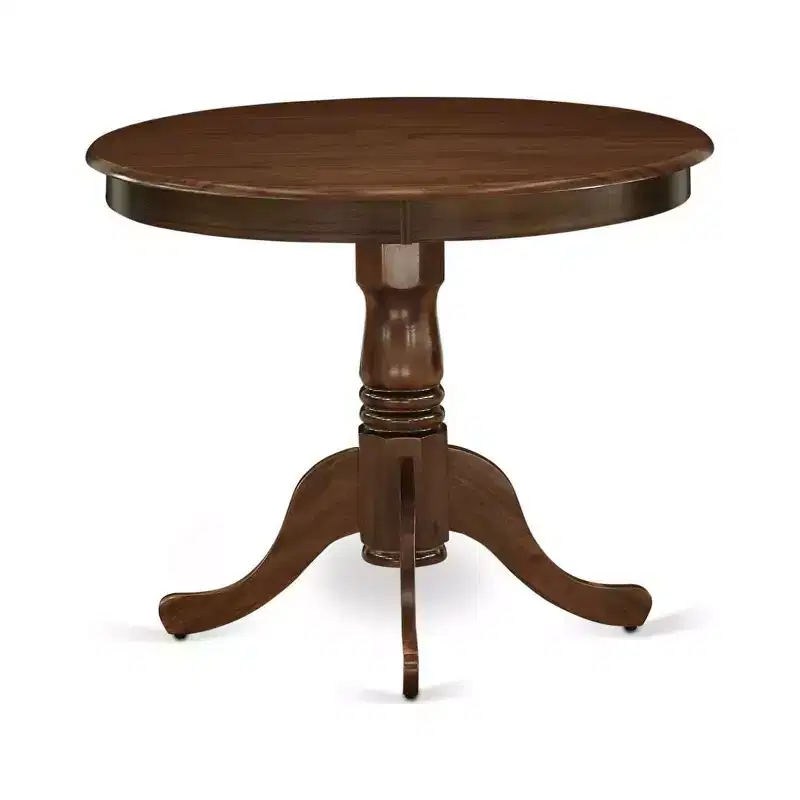 Dining Table Made of Rubber Wood, 36 Inch Round
