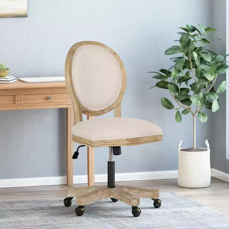 Adjustable Office Chair with Swivel and Lift