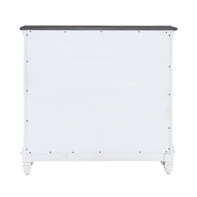 Allyson Park Wirebrushed White Charcoal 42 Inch Accent Hall Console