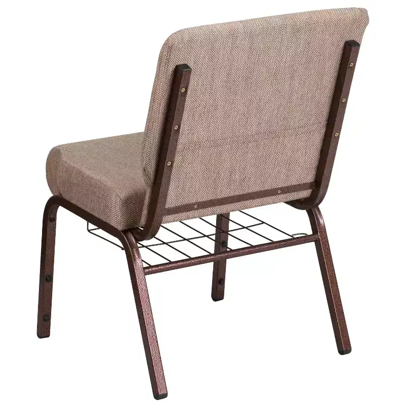 Flash Furniture HERCULES Series 21''W Church Chair with Book Rack