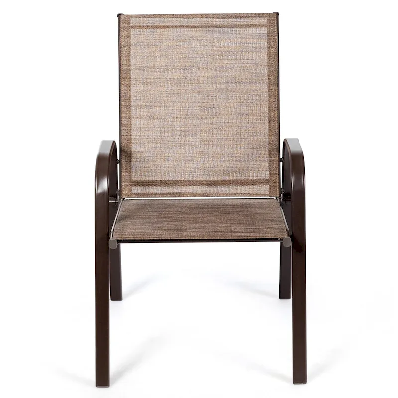 Costway 4PCS Patio Chairs Garden Deck Yard with Armrest - See Details