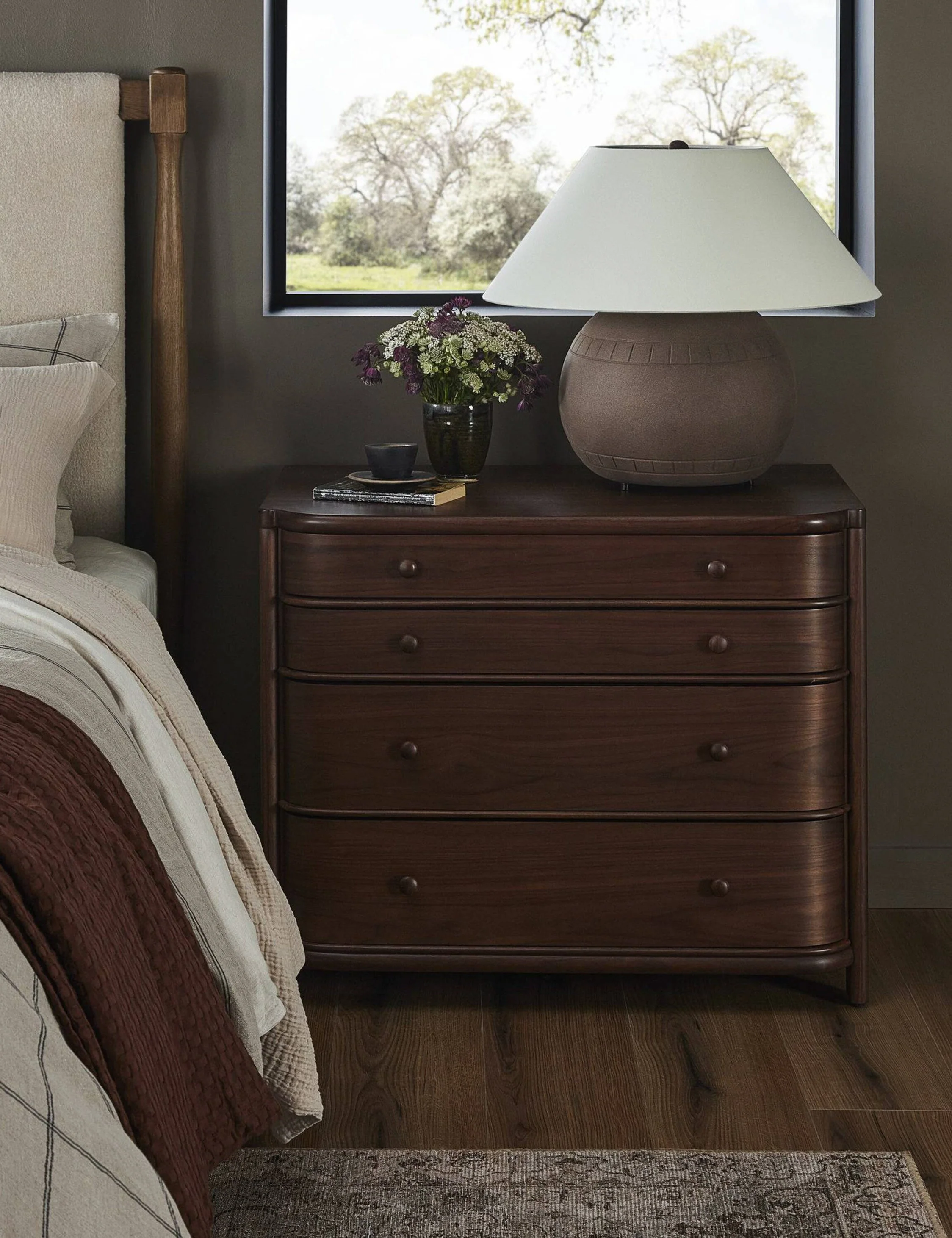 Nightstand - brings their exceptional craftsmanship to a timeless collection rooted in '