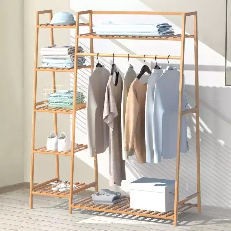 Freestanding Clothing Garment Rack – Heavy-Duty Clothes Rail