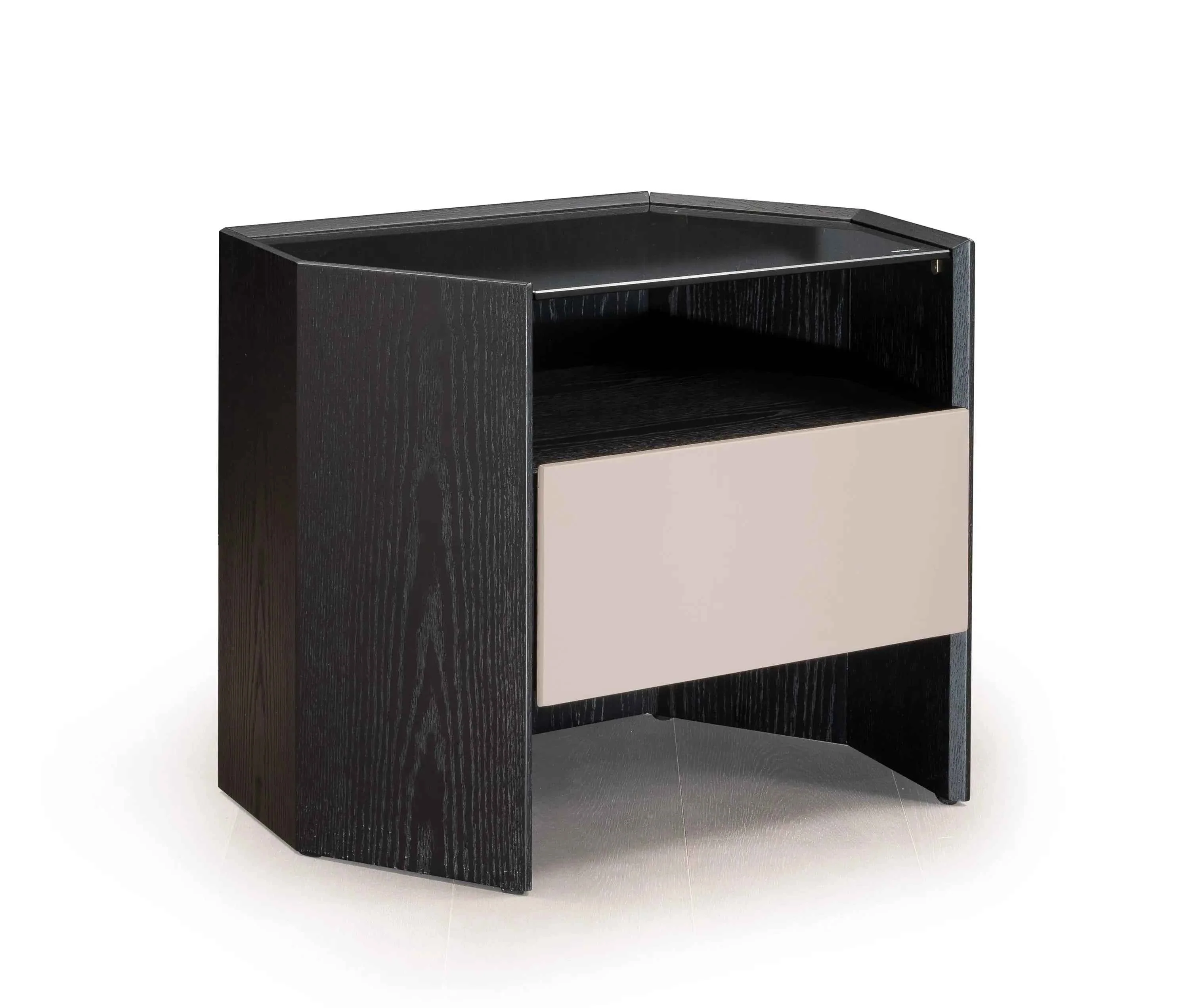 Contemporary Black Bedside Table for Modern Bedrooms