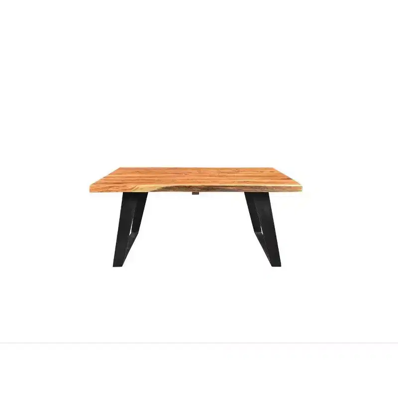 solid wood Live Edge Coffee Table - (16H x 45W x 31D) - Natural - Timbergirl