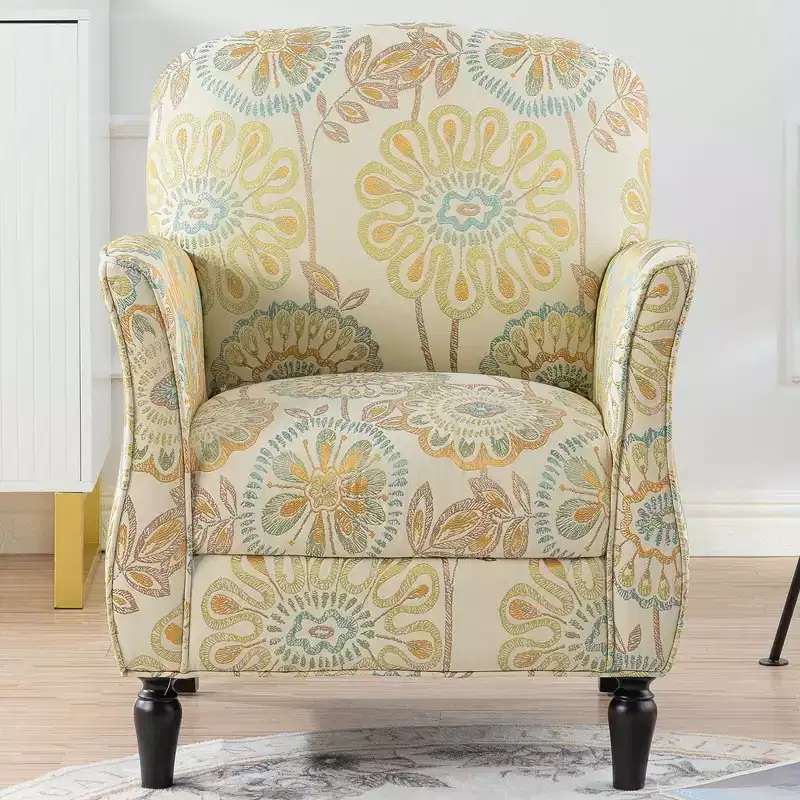 GDFStudio Damian Bohemian Upholstered Accent Chair