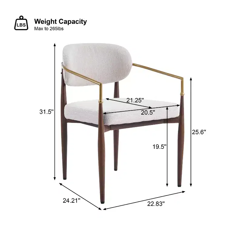 Christopher Knight Home Elodie Modern Upholstered Dining Chairs (Set of 2)