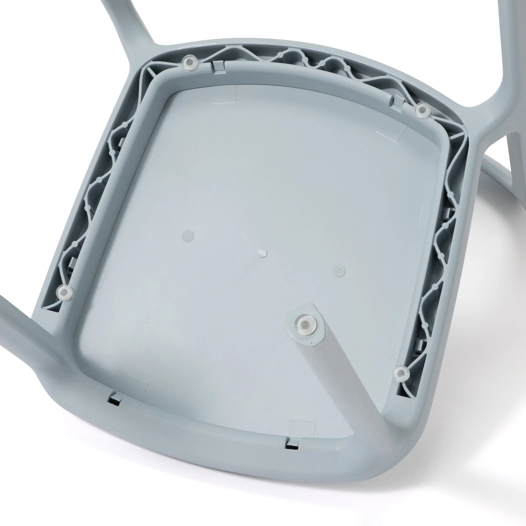 Light Blue Stackable Molded Resin Chair