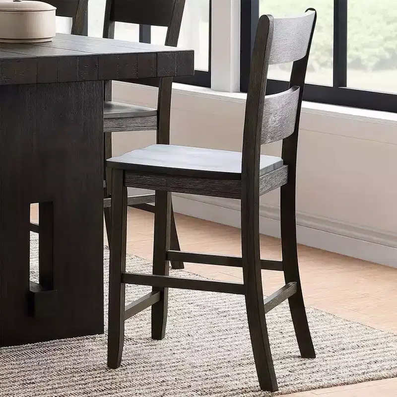 Acme Furniture Haddie Dining Chair Distressed Walnut Finish