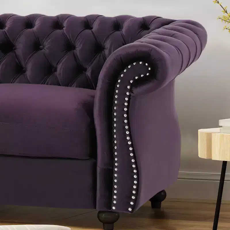 Somerville Traditional Chesterfield Loveseat - Christopher Knight Home