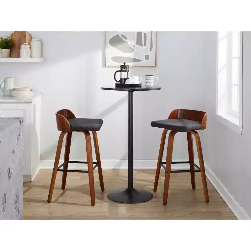 Set of 2 30 Maya Swivel Barstools
