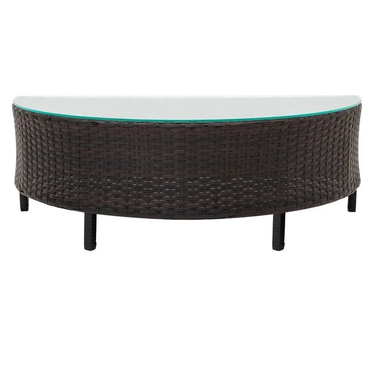 Patio Sofa Set 8 - Person Seating Group with Cushions