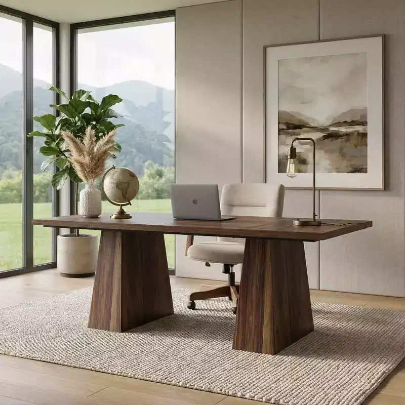 MAYEERTY 63 Modern Faux Marble Dining Table, Kitchen Table with Gold Metal Legs