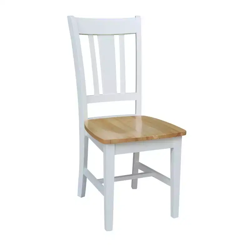 International Concepts Small Dual Drop Leaf Dining Table with 2 San Remo Splat