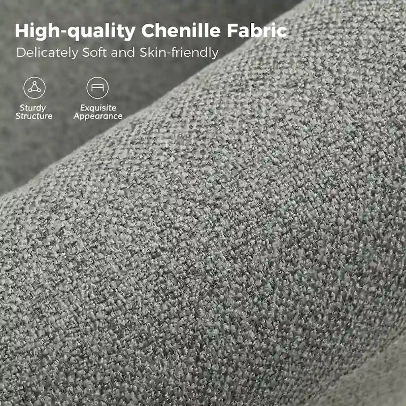 Erkenbald Modern 360-Degree Swivel Chair with Removable Slipcover by HULALA HOME