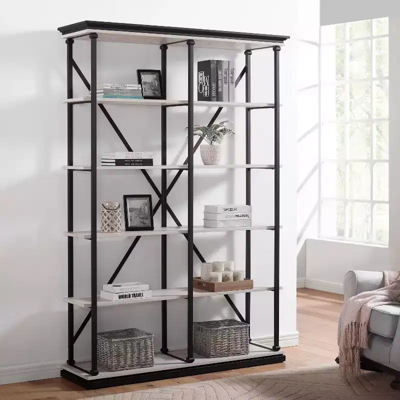 84.25x58 Cadboll 5 Layer Bookcase - miBasics