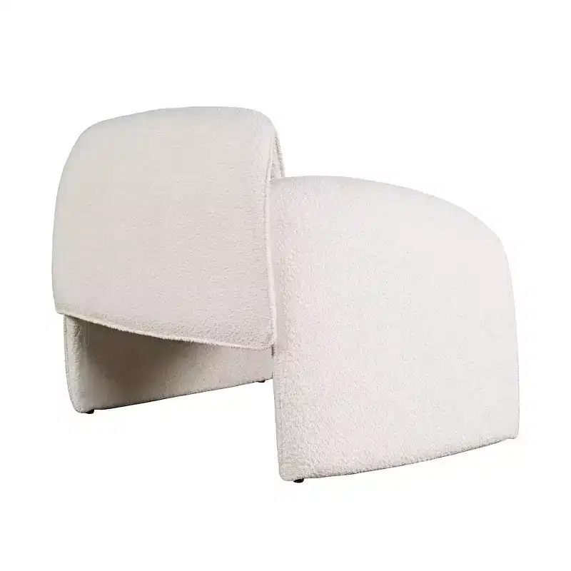 Jofran,Dolce Mid-Century Modern Bent Angle Upholstered Accent Chair