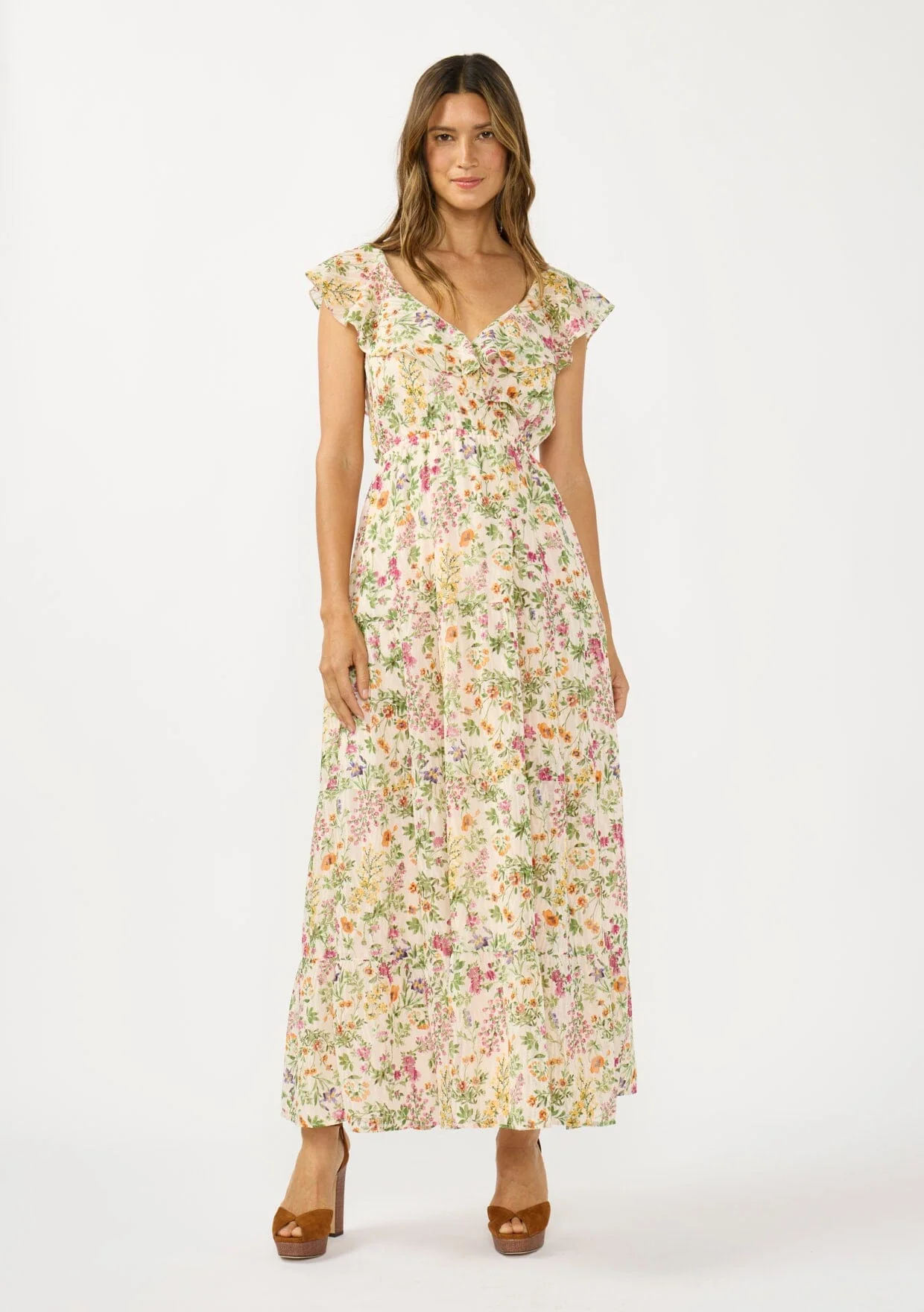 Garden Tale Floral Maxi Dress
