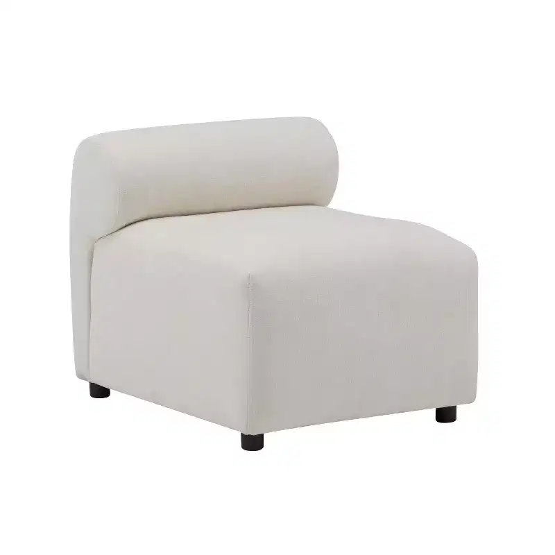 Christopher Knight Home Fermin 78 Modern Modular 3 Seater Sectional Sofa with Rround Back