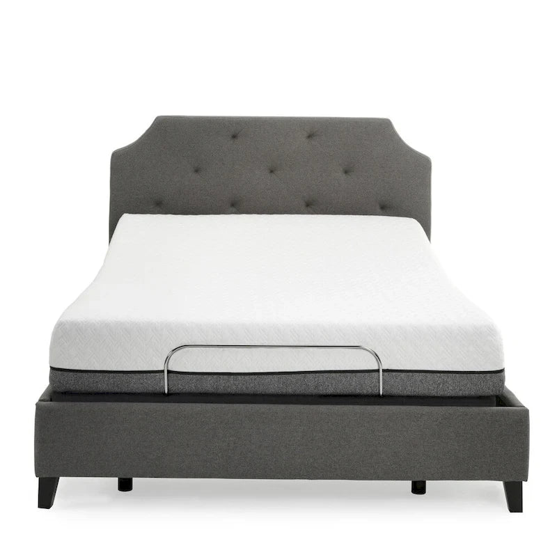 10-Inch Memory Foam Mattress & Adjustable Base Set | CertiPUR-US | Wireless Remote | Queen, King, Split