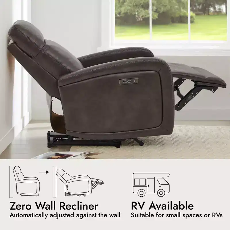 Spruce & Spring Zero Wall Hugger Electric Power Recliner