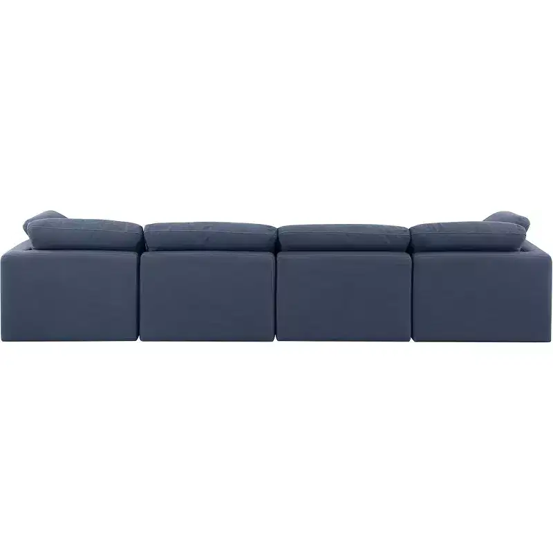 Meridian Furniture Indulge Linen Textured Fabric Modular Sofa