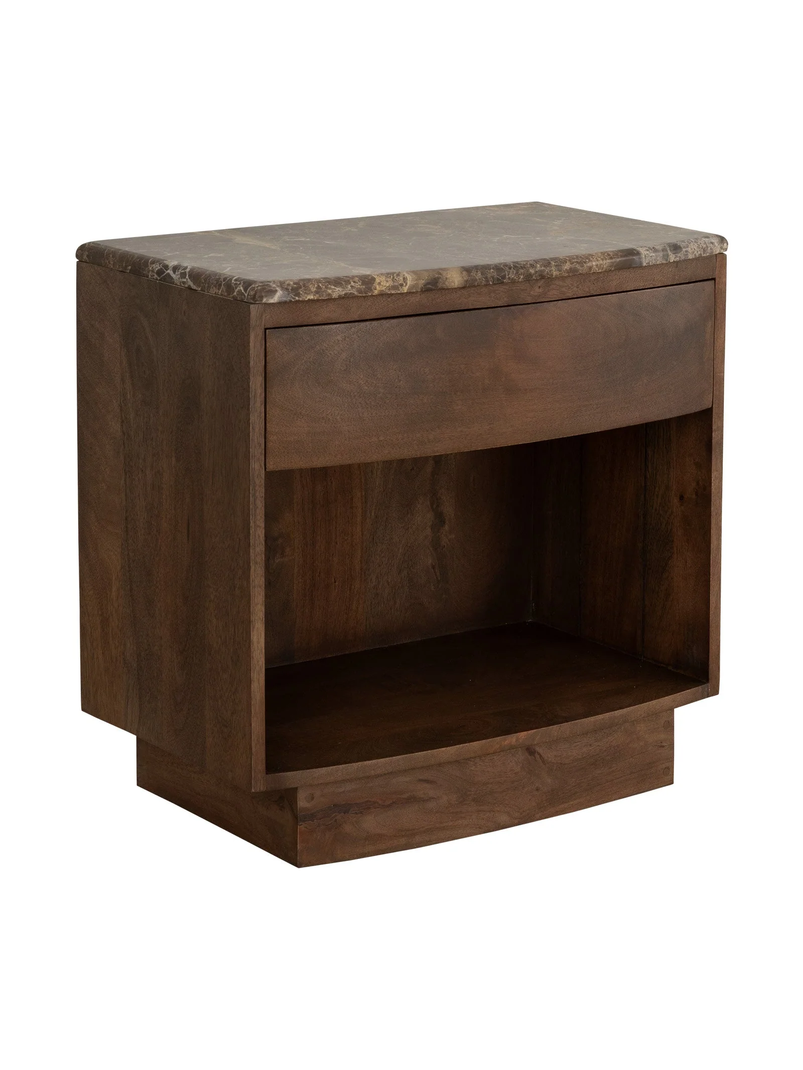 Modern Marble Nightstand for Bedroom
