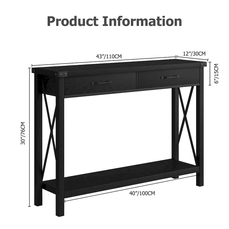 Woode Entryway Table