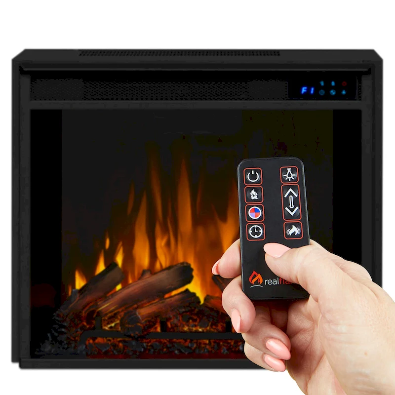 Lynette 56 TV Stand Electric Fireplace White by Real Flame