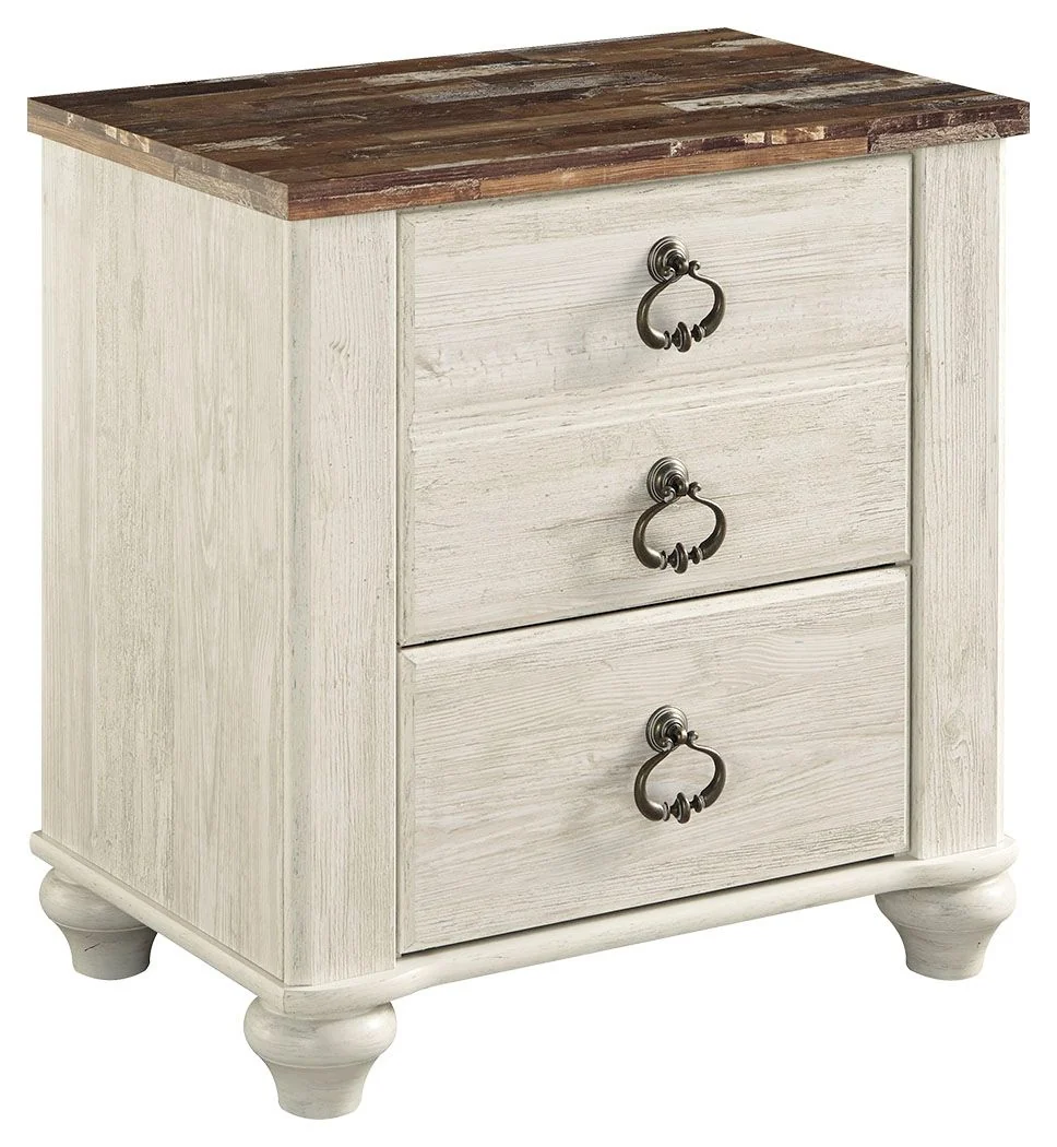 Two Nightstand S d Brown / Beige / White additional Dimensions Top interior: 0 Bottom interior: 0 Product Features Made
