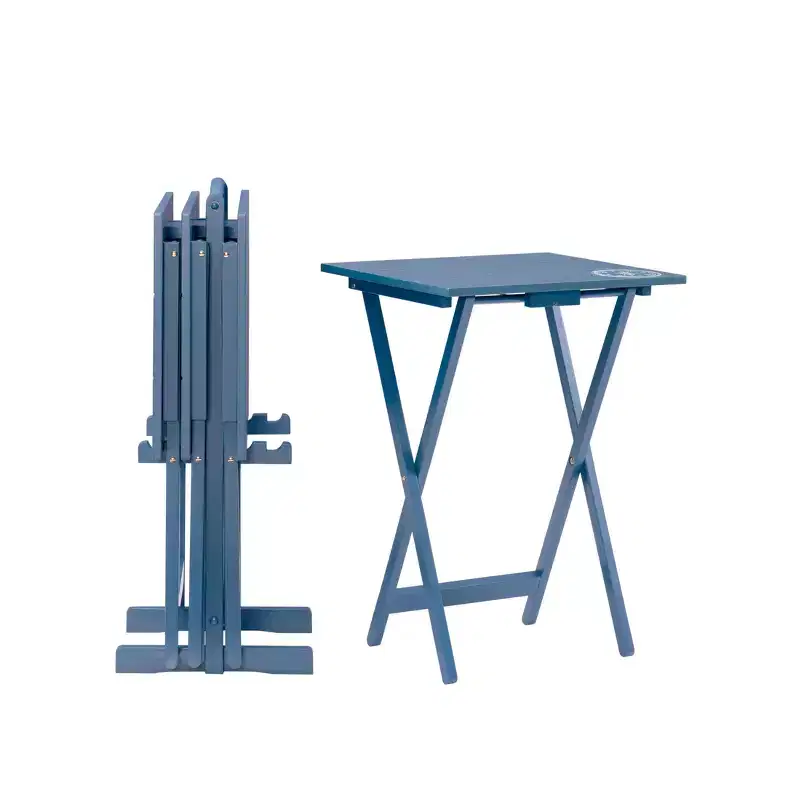 Linon Compass Tray Table Set