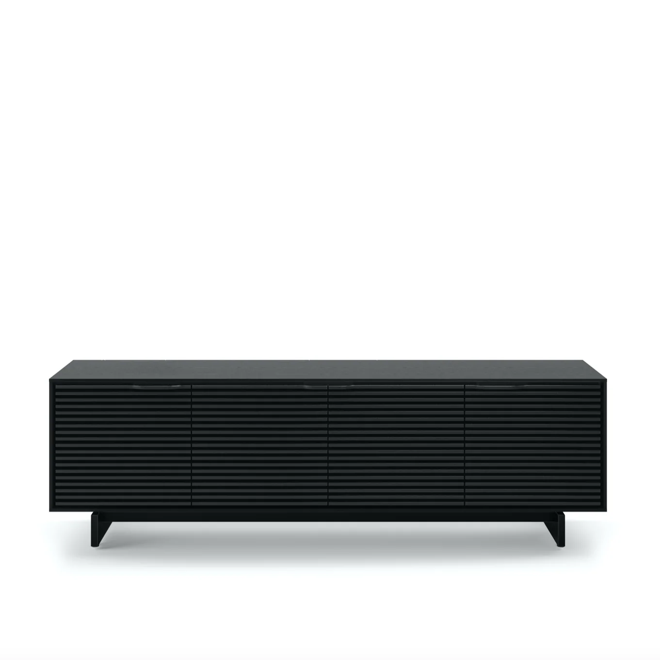 Modern Ebonised Ash Entertainment Cabinet for Living Room