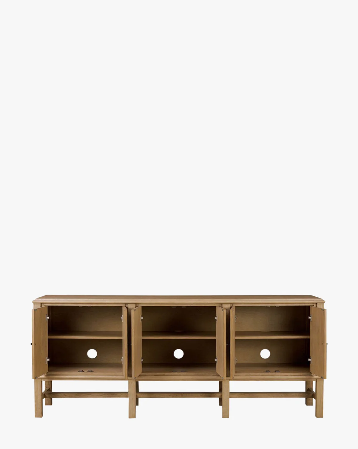 Modern Wood Sideboard with Clean Lines & Ample Storage for Living Room