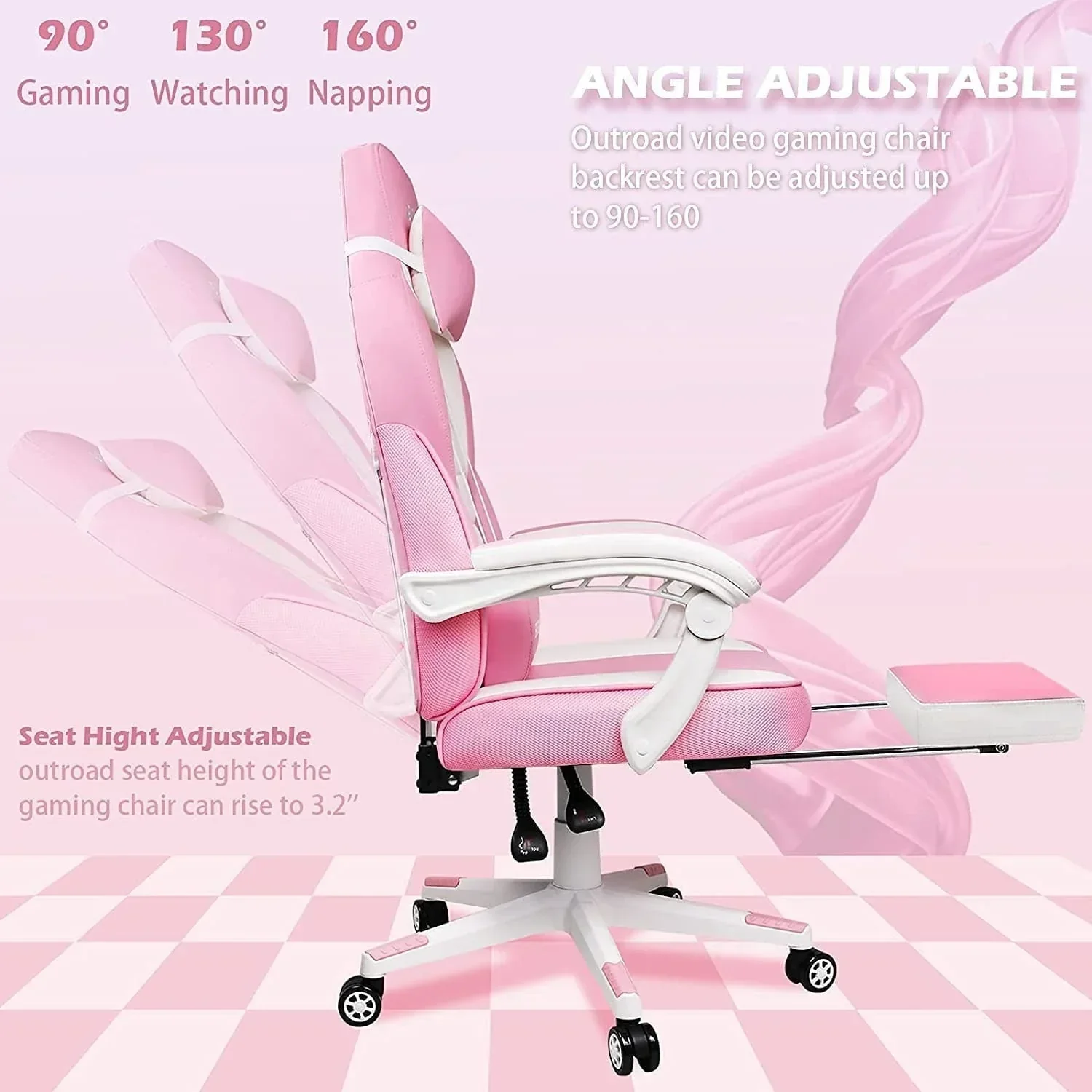 BOSSIN Racing Style Gaming Chair,300 lbs Big and Tall gamer chair High Back Computer Chair