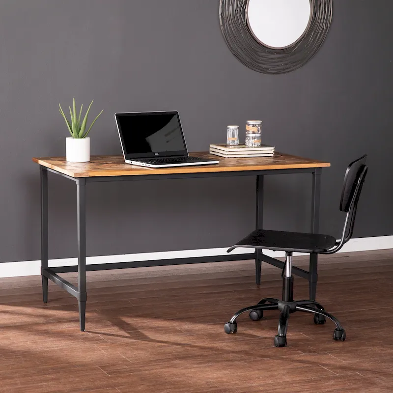 Lawrence Modern Farmhouse Reclaimed Wood Desk
