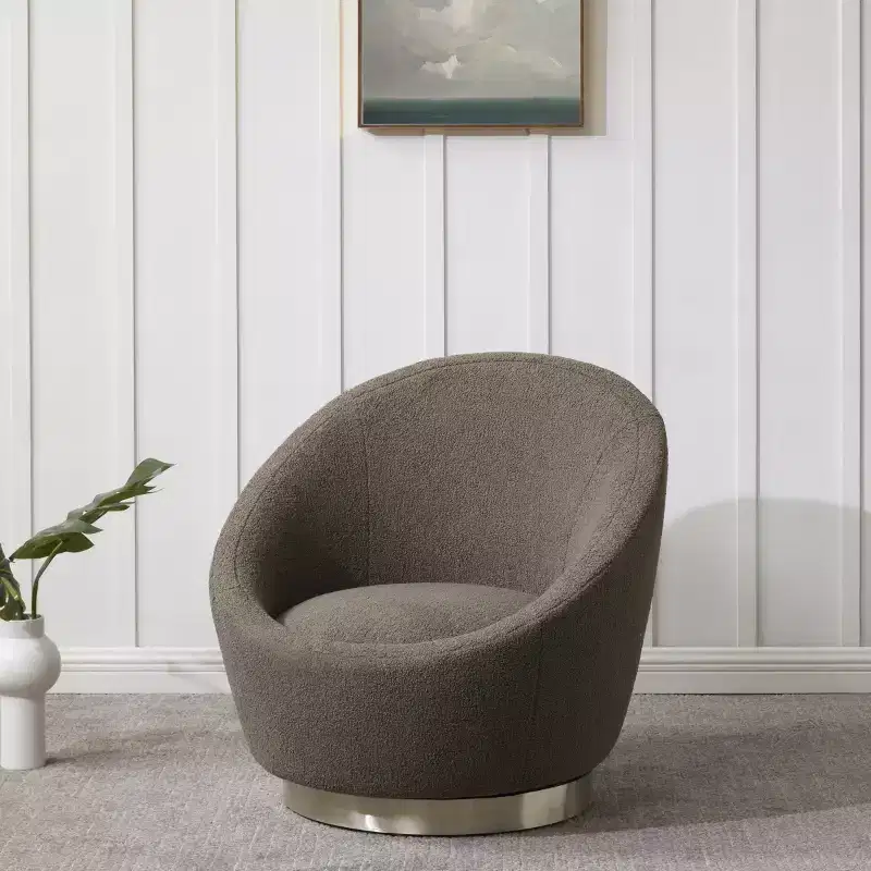 Pippa Faux Shearling Chair - SFV4728 - Safavieh Couture