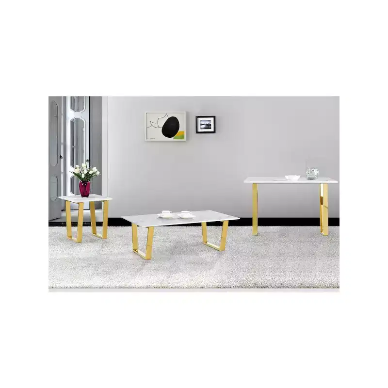 Cameron Gold Coffee Table
