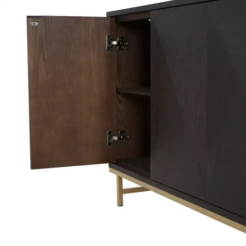 Christopher Knight Home Tamid Modern Wide Handcrafted Sideboard with Adjustable Shelves