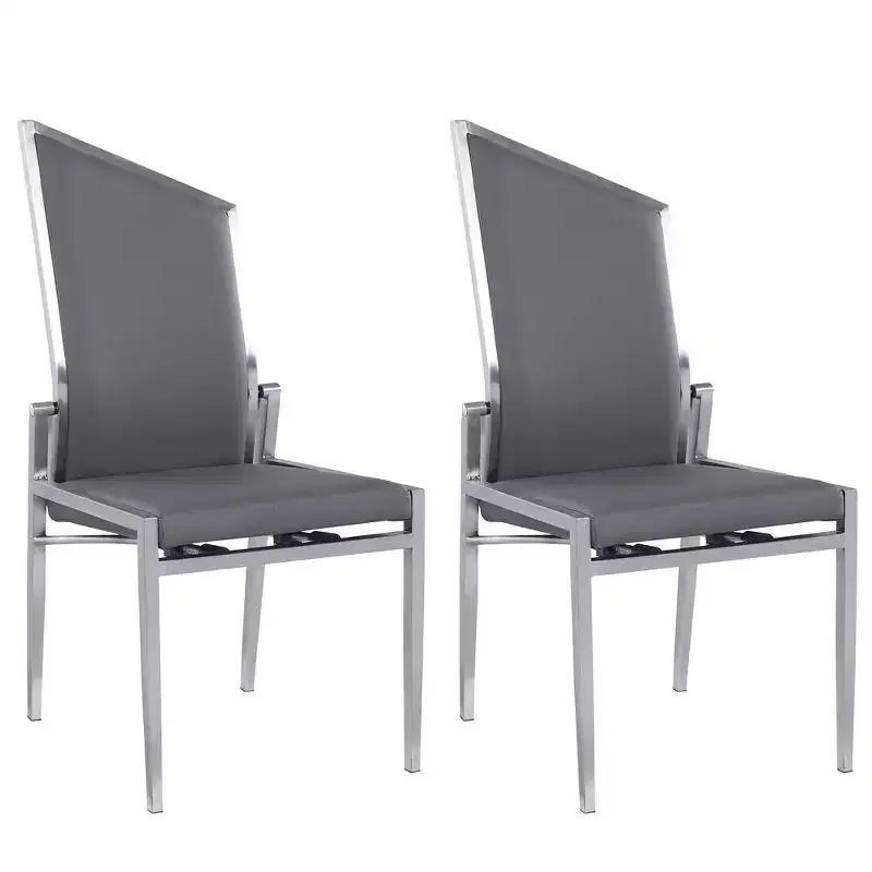 Chintaly Imports,Contemporary Motion-Back Side Chair - Set of 2