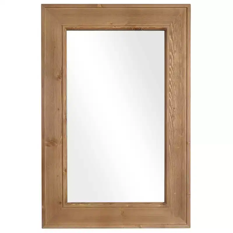 Natural Wash Wood Mirror