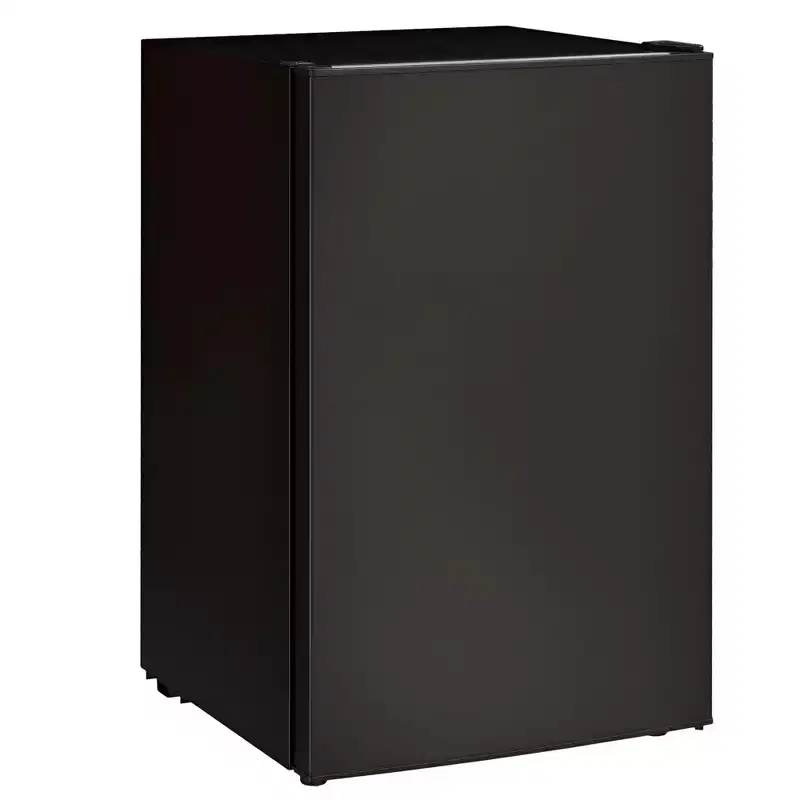 HOMCOM 4.5 Cu Ft Mini Fridge with Freezer, Wheels, Adjustable Thermostat, Single Door Compact Refrigerator for Bedroom, Dorm, Home Office