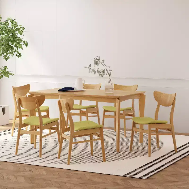 Christopher Knight Home Chennault Wood and Fabric 7 Piece Dining Set