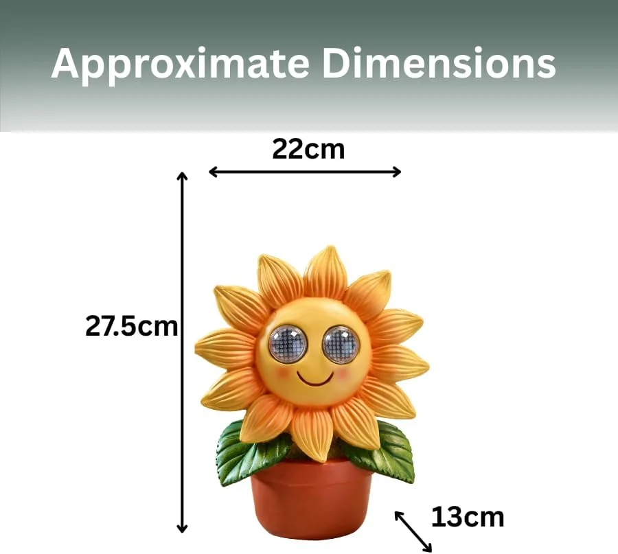 Solar Sunflower Garden Light Waterproof LED Ornament