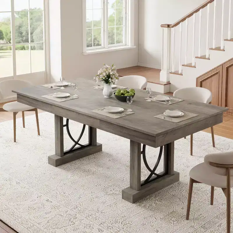 Wood Rectangular Dining Table 71