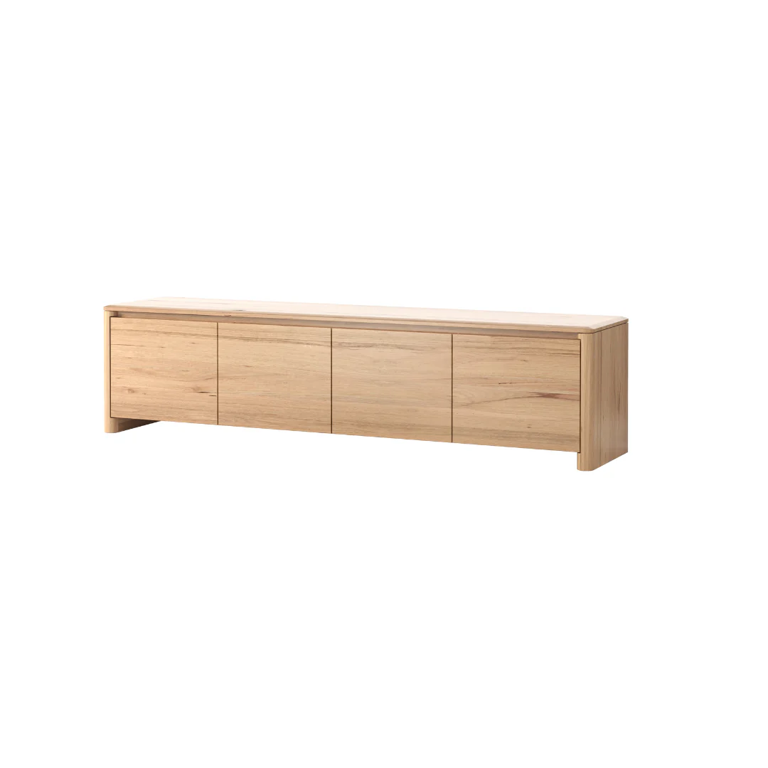 Minimalist Natural Dining Table with Soft Close