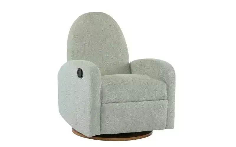 360 Swivel and Glider Recliner Chair Light Green