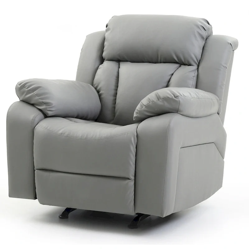 Daria Faux Leather Upholstery Reclining Chair - 38L x 37W x 41H