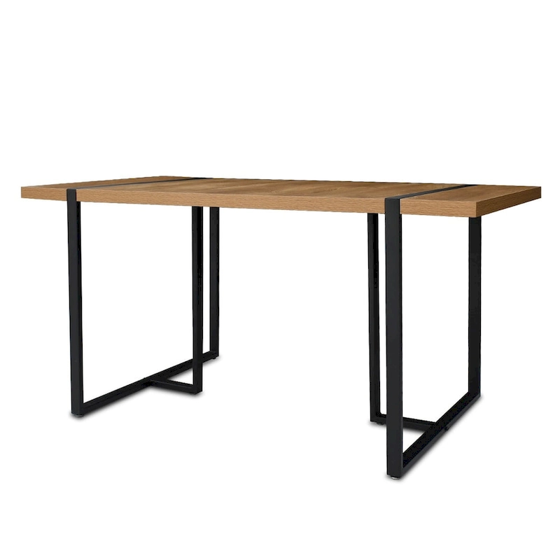 Modern Rectangle Office Writing Desk Wood Computer Desk