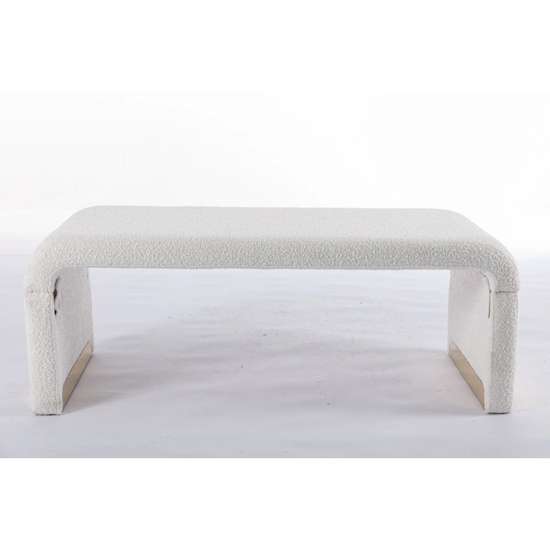 Bench With Gold Metal Legs